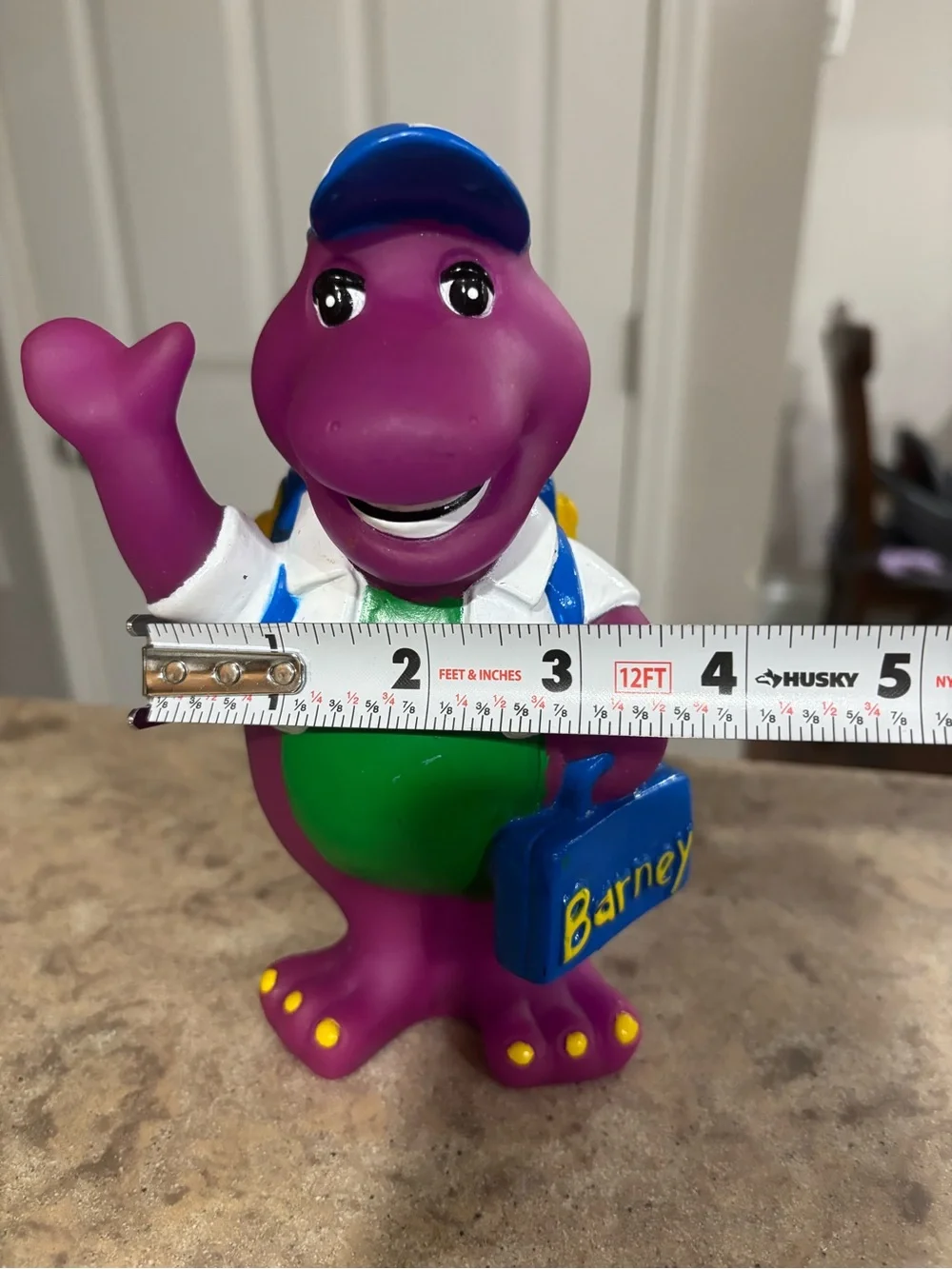 Barneys New York Purple & Green Dinosaur Reptile Enrichment Toy